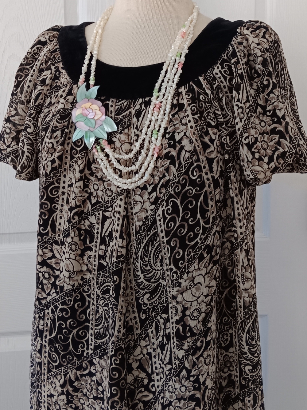 Vintage Liberty House Hawaiian Maxi Dress - Picture 2 of 9